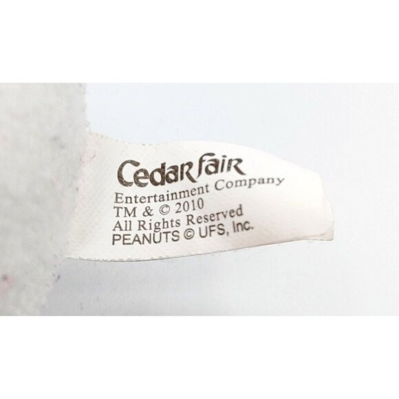Cedar Fair White Canada's Wonderland Peanuts 6" Snoopy Dog Stuffed Plush Toy - Picture 6 of 6